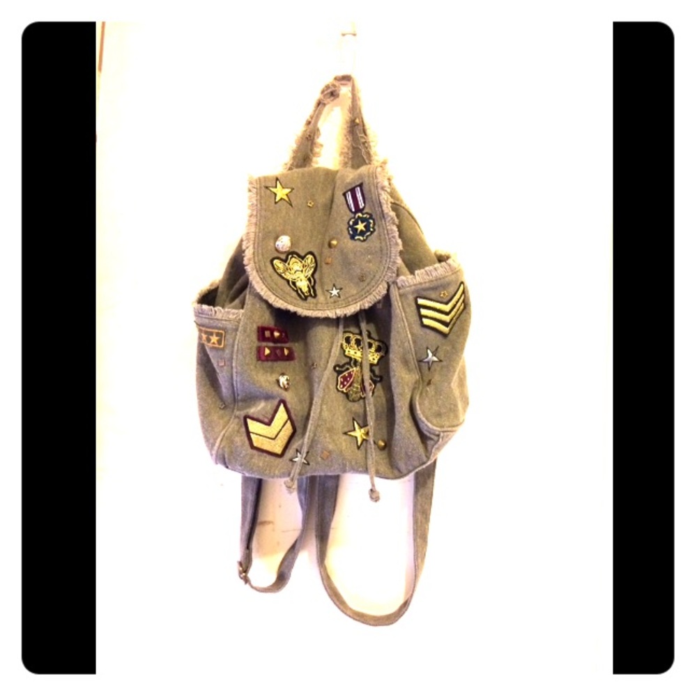 Green Drawstring Backpack (Buyer Beware)